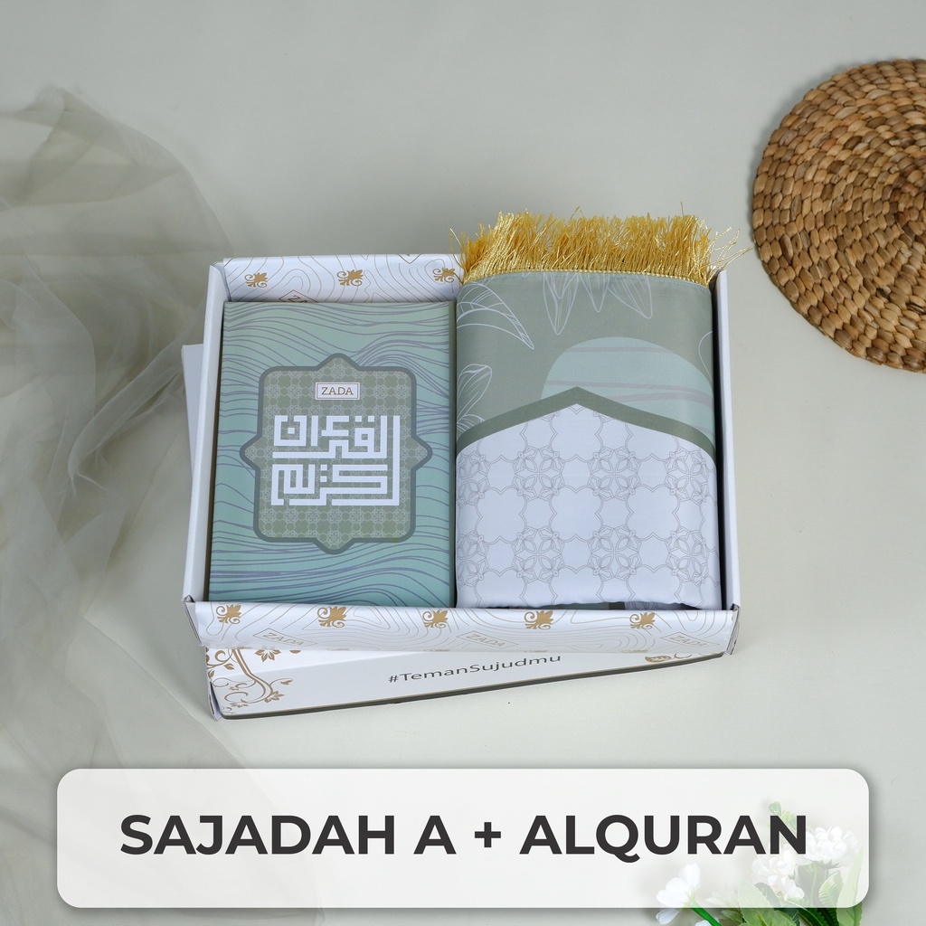 Jual Seperangkat Alat Sholat Lengkap Sajadah Alquran Mukena (GREEN ...