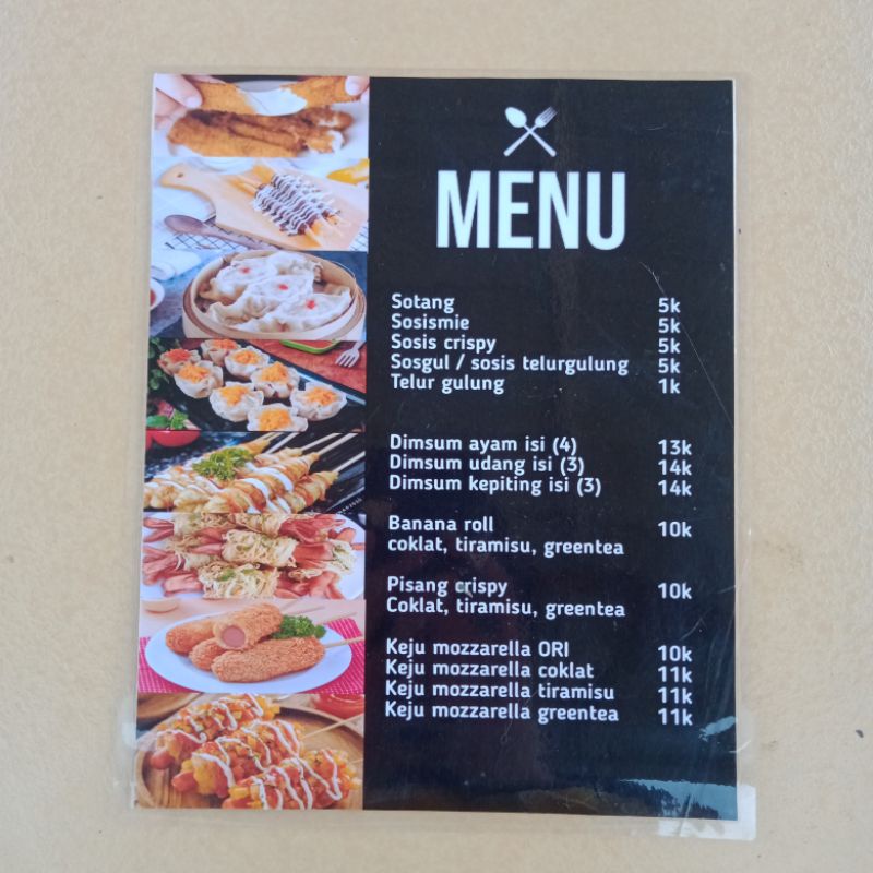 Jual DAFTAR MENU | Shopee Indonesia