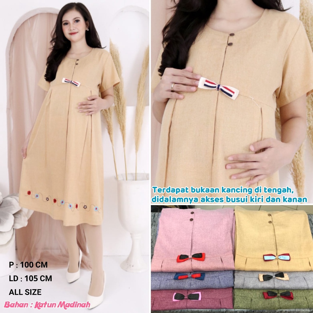 Jual Femme Ols - Daster atau Baju Ibu Hamil Kekinian Menyusui Grace