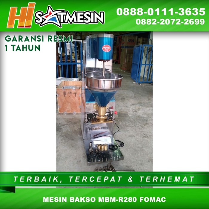 Jual Mesin Cetak Baso Meat Ball Maker Mbm R280 Fomac Shopee Indonesia