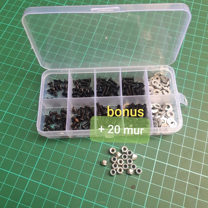 Jual Screw Set RC Baut Hex Remote Control Mobil Screw RC 180 pcs ...