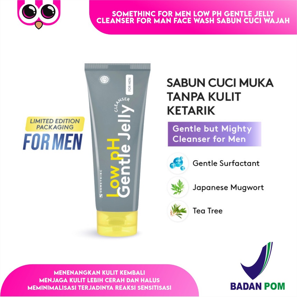 Jual SOMETHINC FOR MEN LOW PH GENTLE JELLY CLEANSER FOR MAN FACE WASH