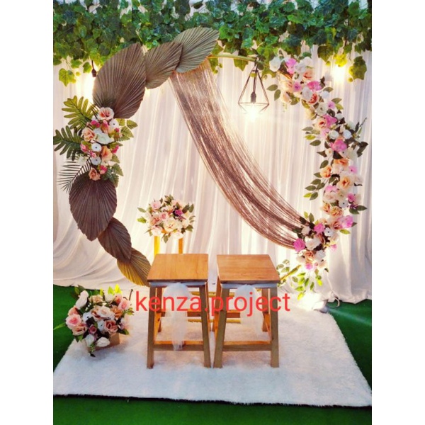 Jual Sewa backdrop murah/jabodetabek/ring rustic/ring bulat/rustic ...