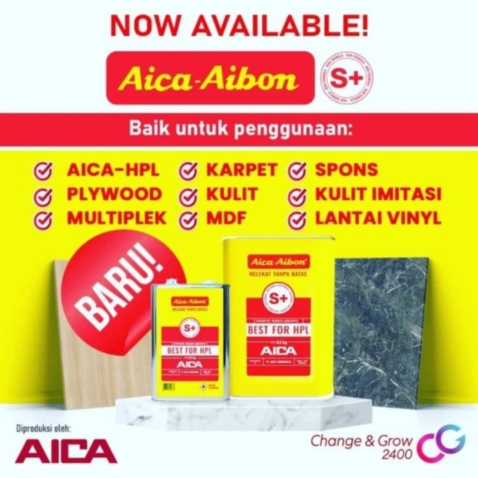 Jual Lem Aica Aibon 7 S 10 Kg Lem Kuning Hpl Kayu Karet Busa Kulit