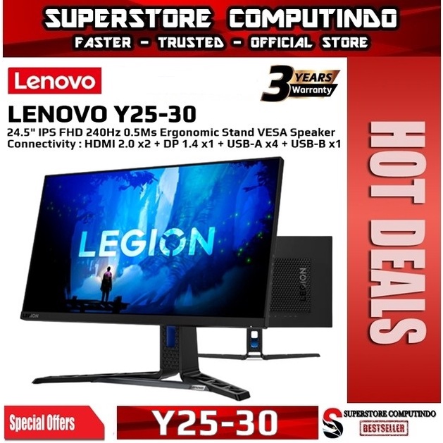 Jual Monitor LED Lenovo Y25-30 24,5