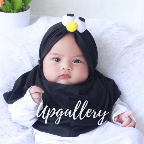 Jual Jilbab / Hijab Anak Bayi Elmo Jersey - Hijab Baby - Kerudung Anak ...