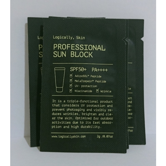 Jual Logically, skin sample sachet 2g | Shopee Indonesia