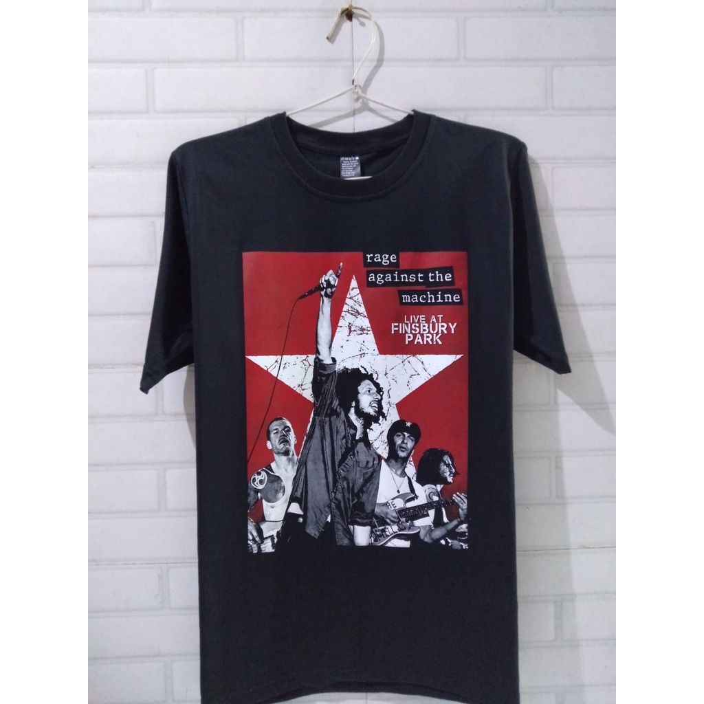 Jual Kaos Musik Band RATM rage against the machine - built up | Shopee ...