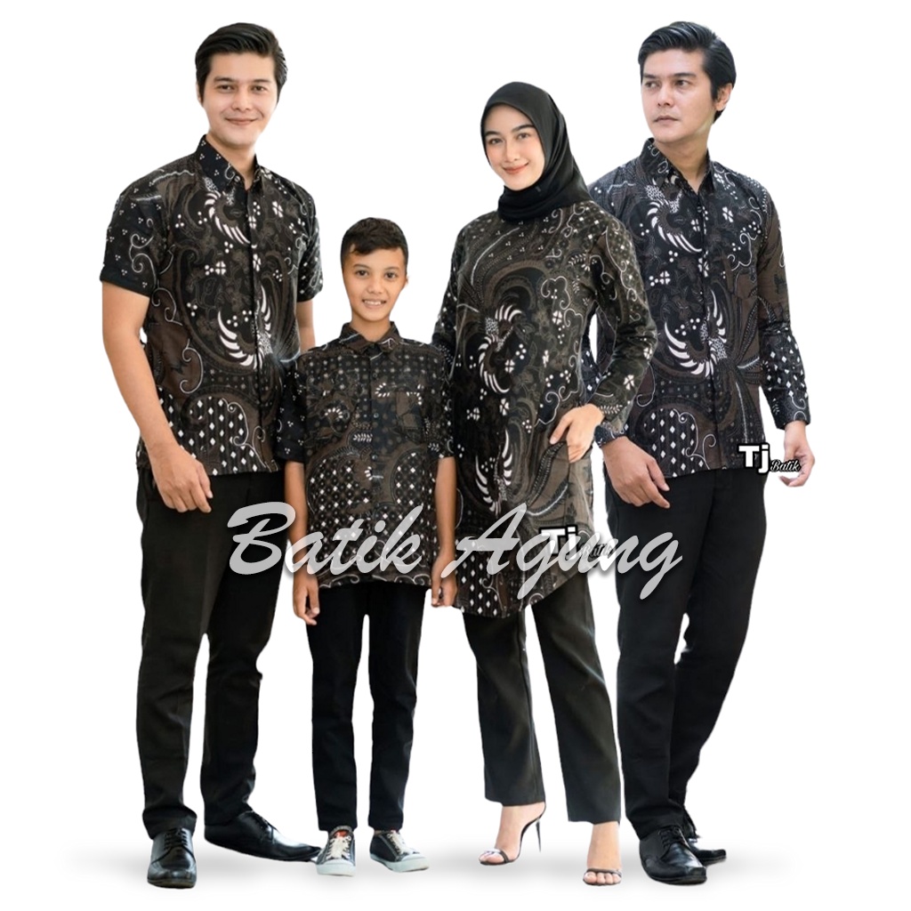 Jual Seragam Baju Sarimbit Batik Couple Keluarga Ayah Ibu Anak Laki ...