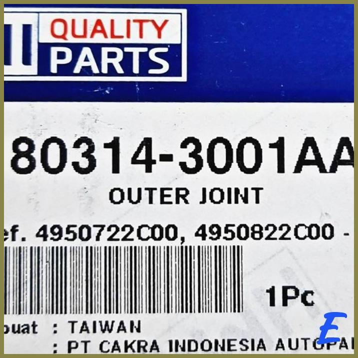 Jual AS RODA LUAR HYUNDAI VERNA AVEGA GETZ ACCENT KOHEL CV JOINT OUTER