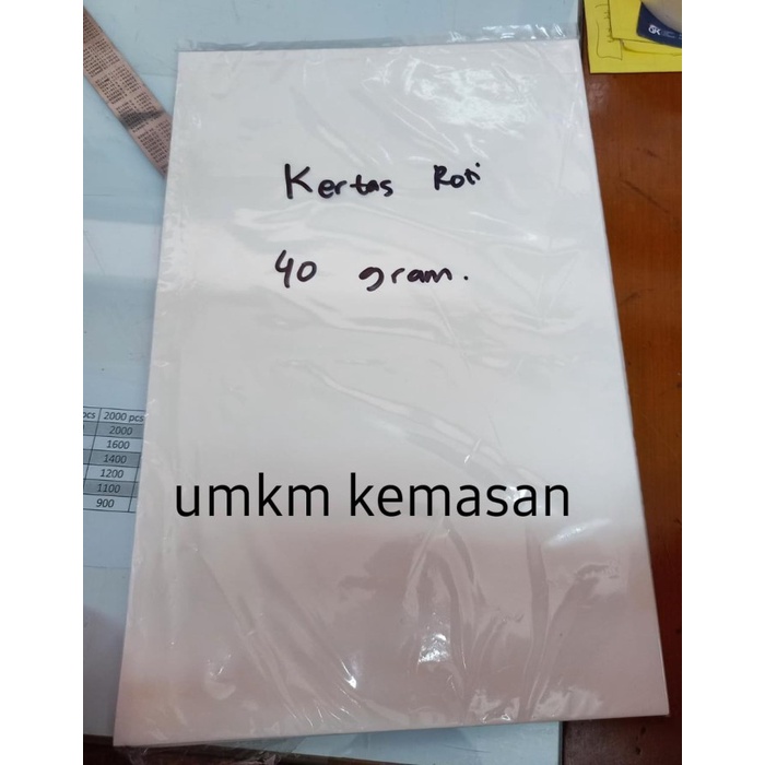 Jual Kertas Kertas Roti / Kebab / Burger 37 X 50 Cm - (1 Rim = 500 Lbr ...
