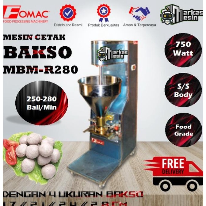 Jual Mesin Cetak Baso Meat Ball Maker Mbm R280 Fomac Shopee Indonesia