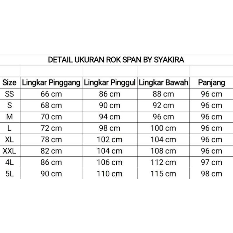 Jual Rok Kerja Bahan Model Span Jumbo by Syakira | Shopee Indonesia
