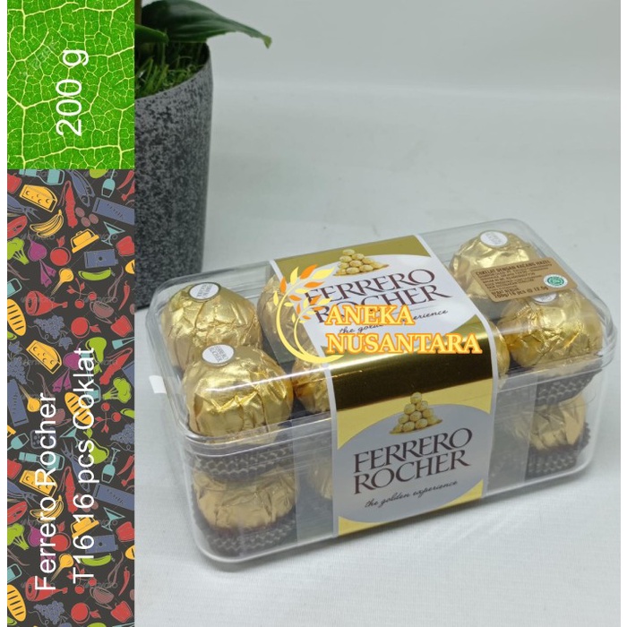 Jual Cokelat Ferrero Rocher isi 16 pcs T16 HALAL Ferero Rocer Coklat