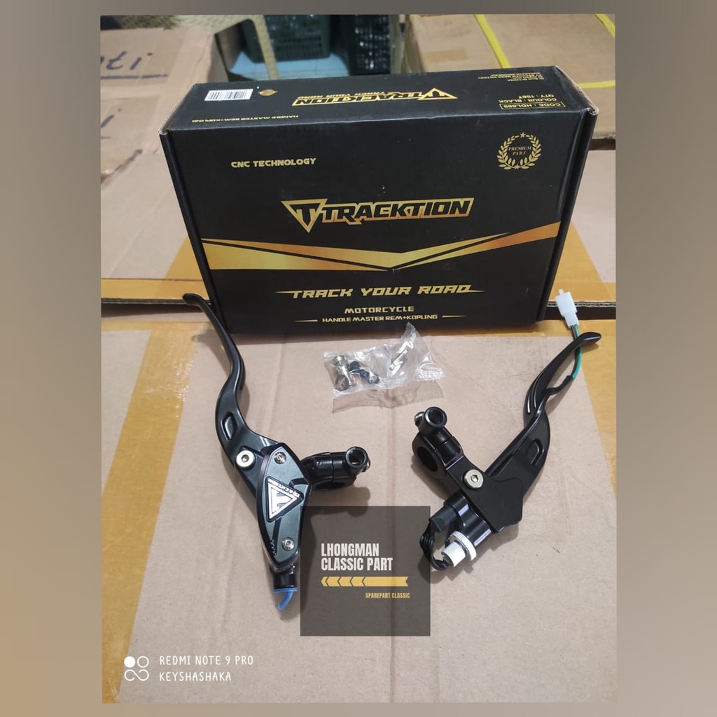 Jual MASTER REM TRACKTION SET HANDLE MODEL RCB TABUNG OVAL | Shopee ...