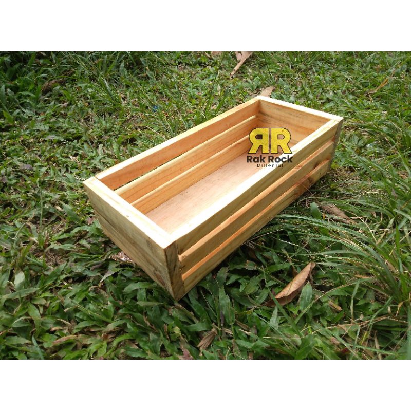 Jual Wooden Storage 30x15x9 Keranjang Serbaguna | Keranjang Parcel ...