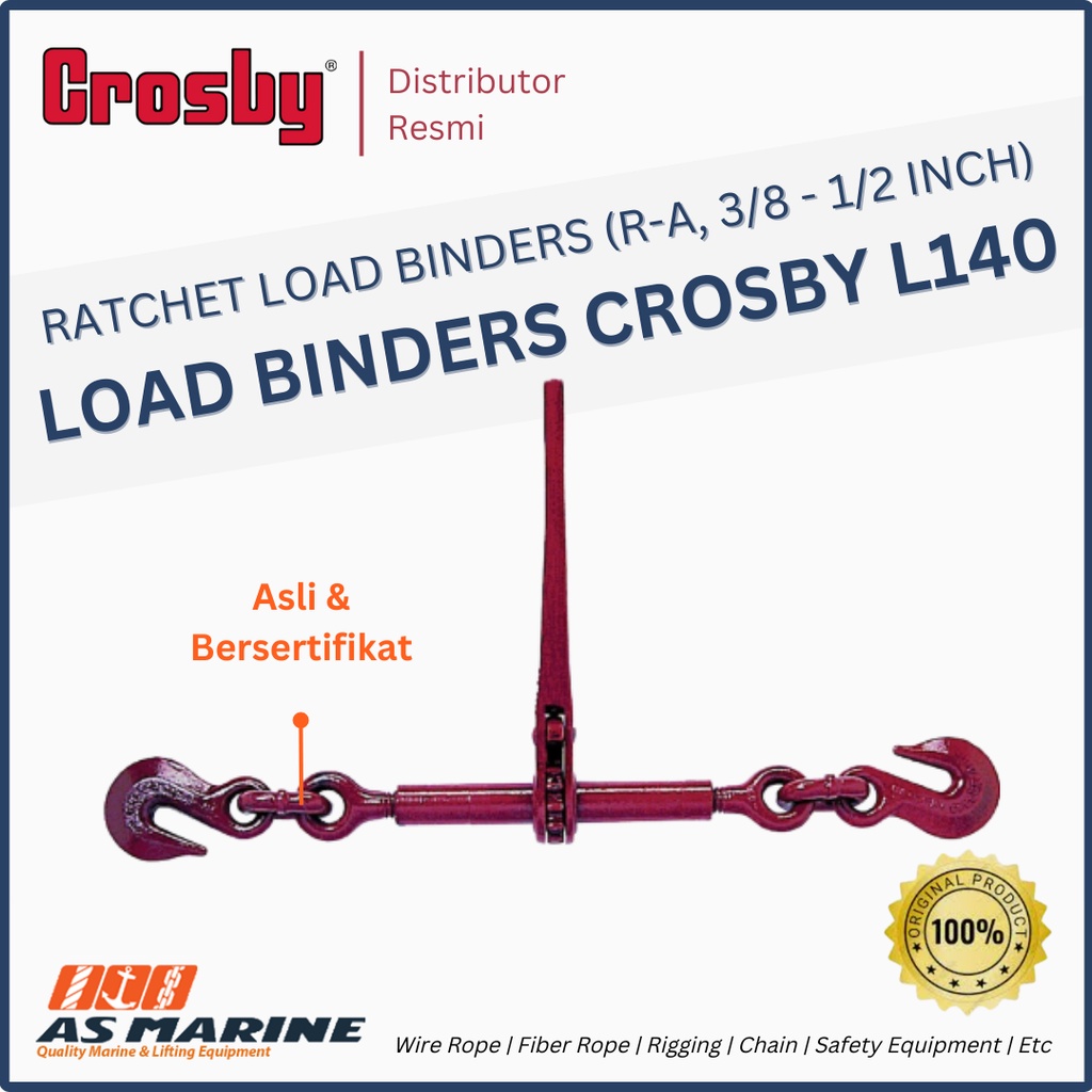 Jual Crosby Load Binder L140 Rachet Type R-A 3/8 - 1/2 Inch | Shopee ...