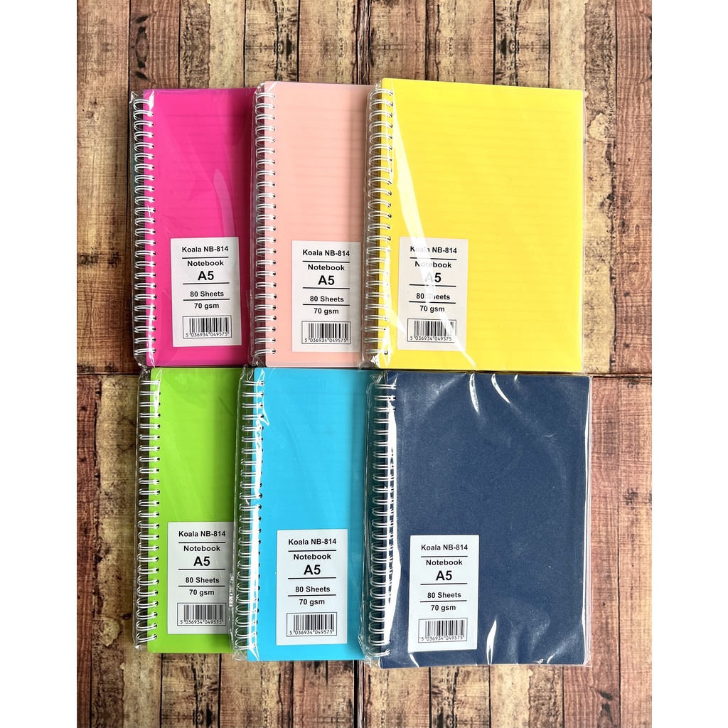 Jual Notepad - Notebook Spiral Koala NB-814 Transparan Warna Terang A5 ...