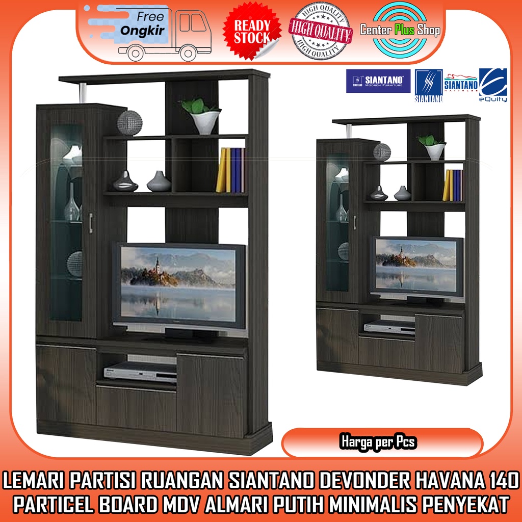 Jual [INSTAN] LEMARI PEMBATAS RUANGAN DEVIDER SIANTANO DV HAVANA 140