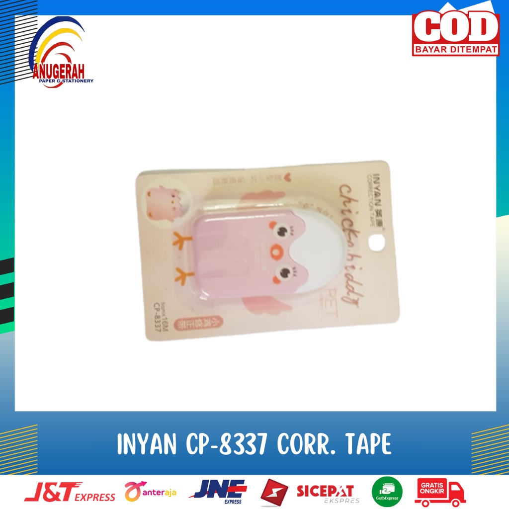 Jual INYAN CP-8337 CORR. TAPE (PCS) | Shopee Indonesia