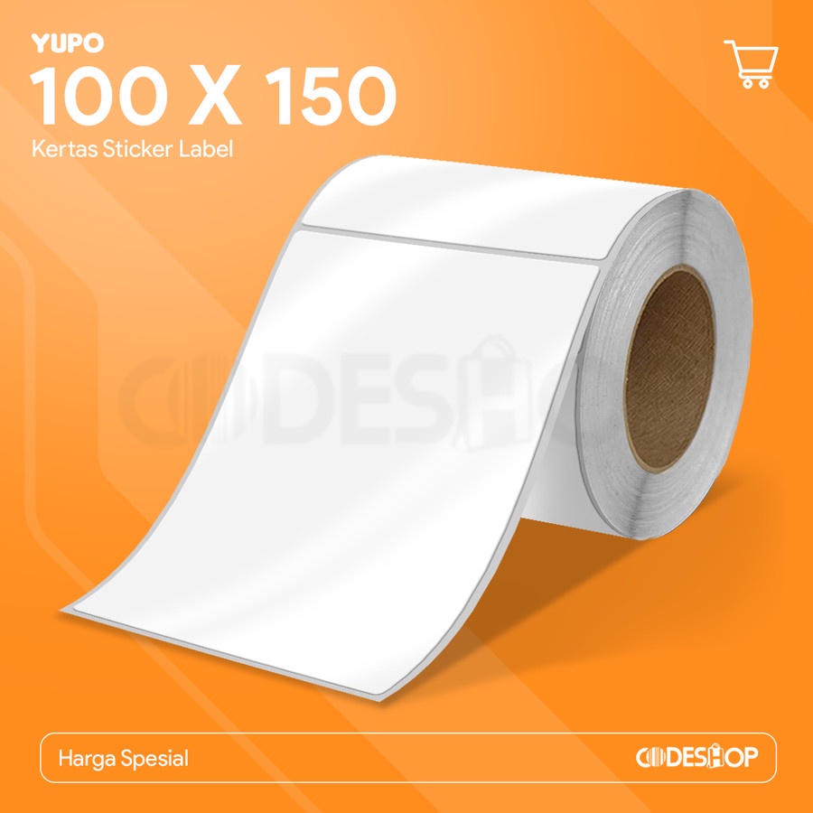 Jual Label Yupo 100 x 150 mm 1 Line isi 1000 Stiker Ga Bisa Sobek Anti ...