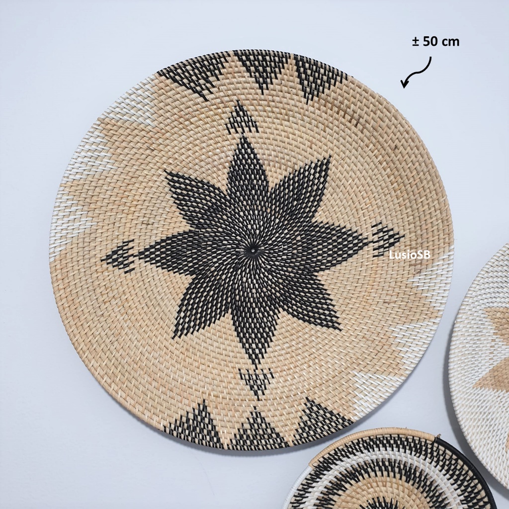 Jual Dekorasi Dinding Rotan Aesthetic LusioSB Wall Decor Hiasan Dinding ...