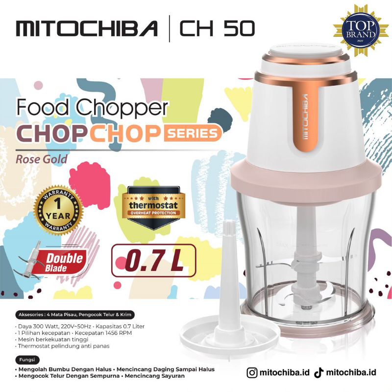 Jual Mitochiba CH50 Mito CH-50 Penggiling Serbaguna Daging Es Batu Buah ...