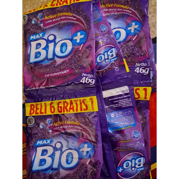Jual Bio+ Detergen Bubuk Renteng isi 14sachet | Shopee Indonesia