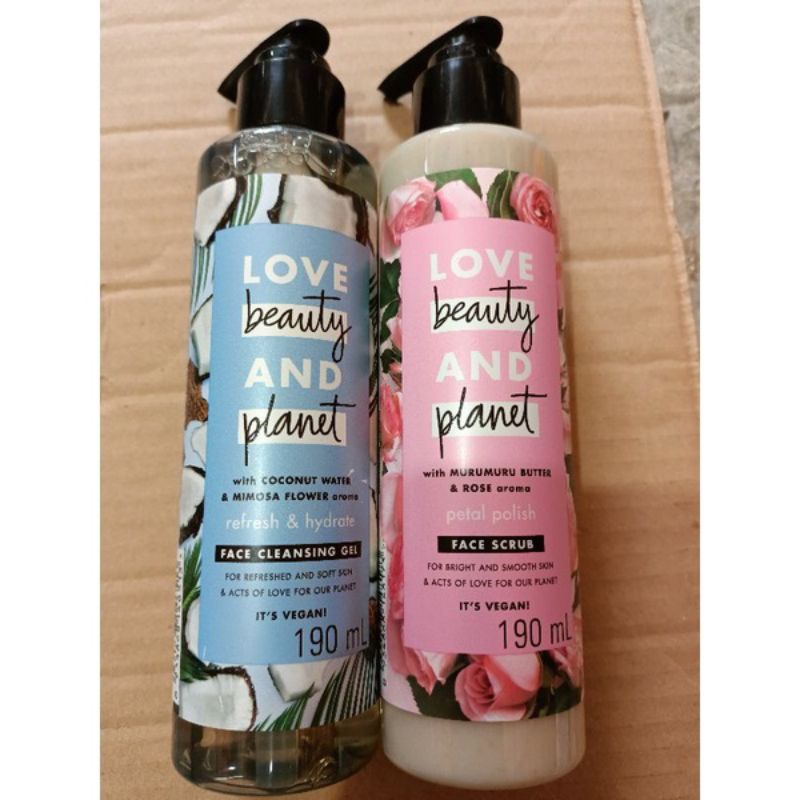 Jual love beauty and original face scrub dan face cleanser