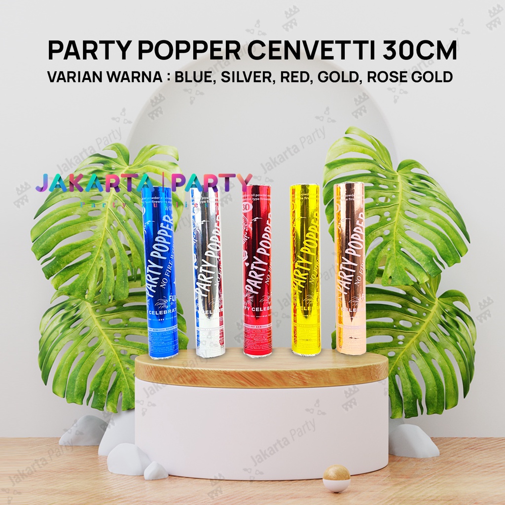 Jual Confetti / Popper Party / Party Popper / Confetti 30 Cm | Shopee ...