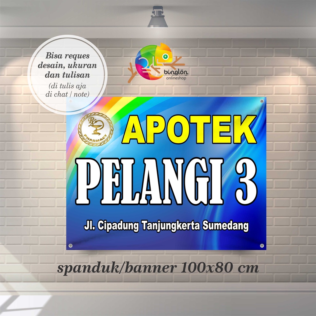 Jual Spanduk, Banner Plang Apotek | Shopee Indonesia