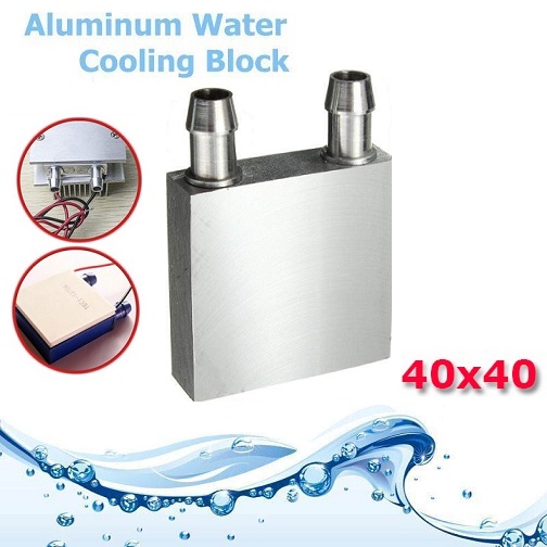 Jual Water Block Cooling Waterblock Aluminium Heatsink Peltier Cooler