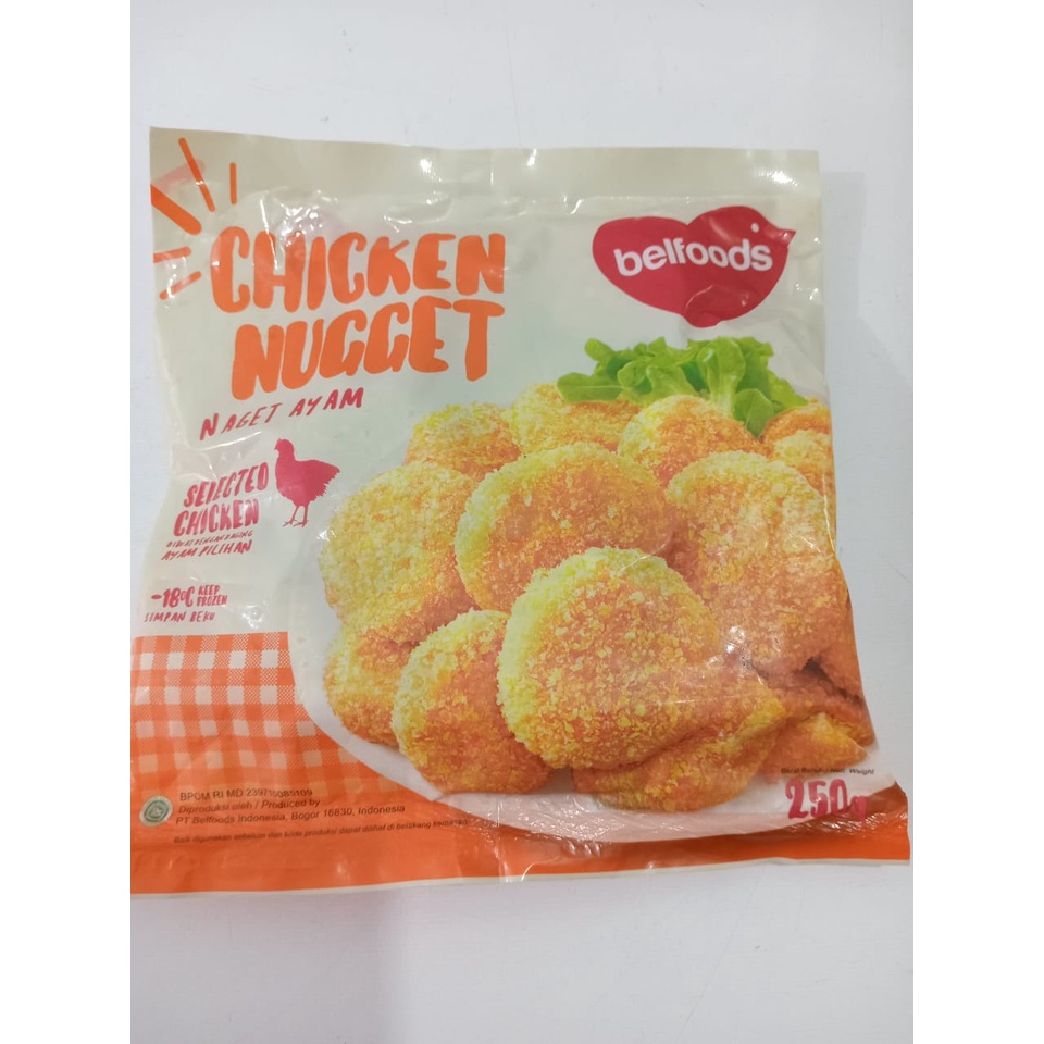 Jual Belfoods Chicken Nugget 250 Gr | Shopee Indonesia