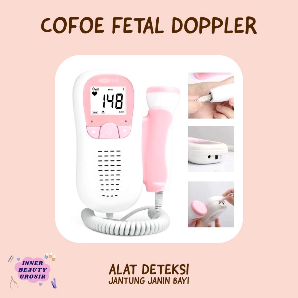 Jual Cofoe Fetal Doppler Fetal Doppler With Gel Usg Shopee Indonesia