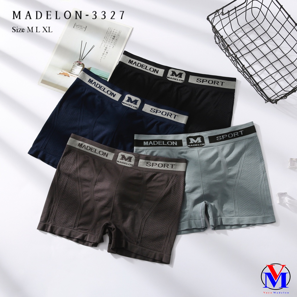 Jual Madelon BOXER Trunks( 6-PCS ) Celana Dalam Rajut Pria Art 3327 ...