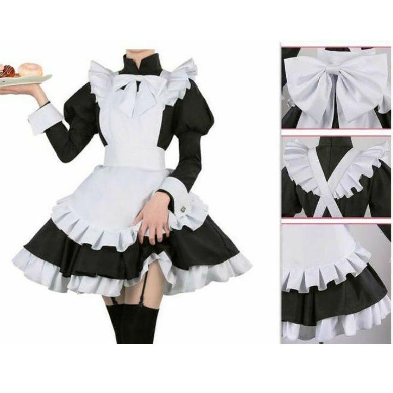 Jual Murah Maid Costume Pt1 Belkang | Shopee Indonesia