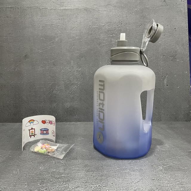 Jual Botol Minum Viral Model Galon 2,2L Botol Sultan FREE STIKER 2D&3D ...
