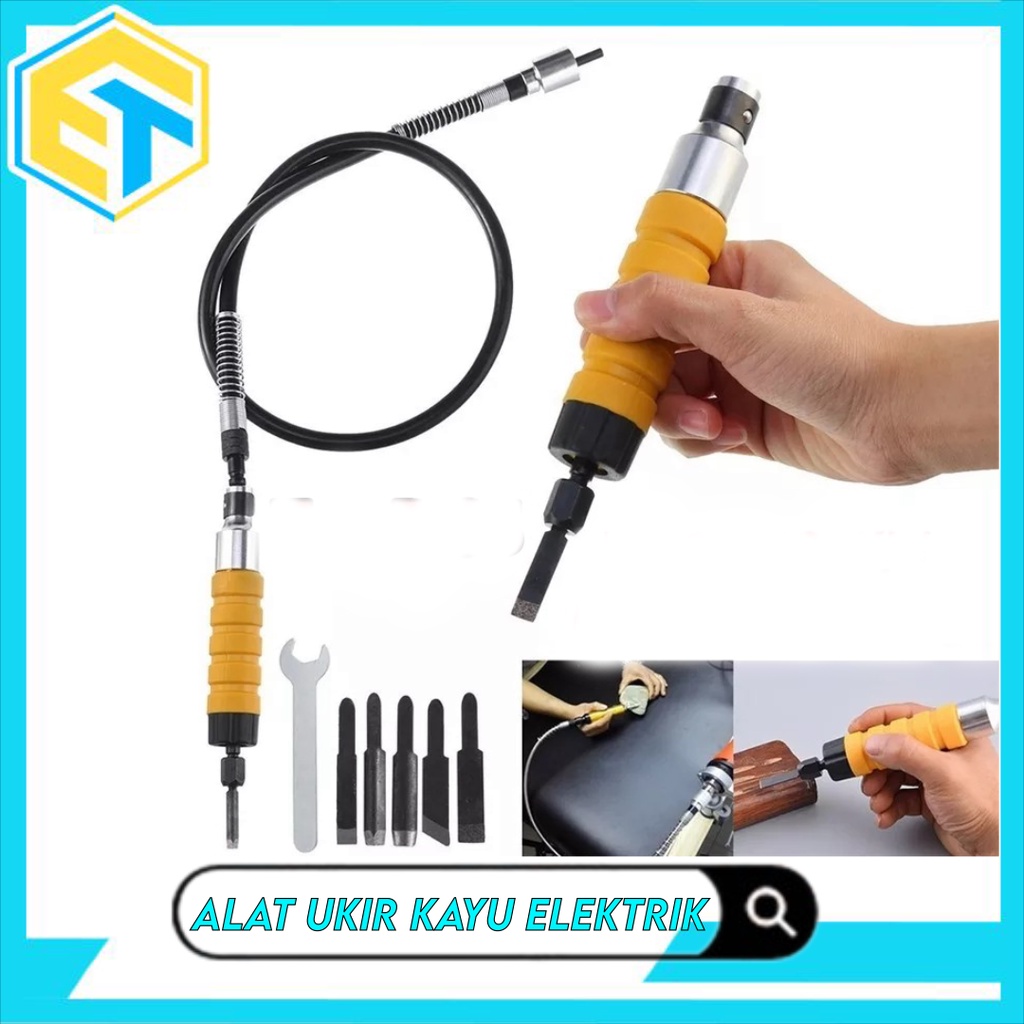 Jual Alat Ukir Kayu Electric Pahat Dan Ukir Adapter Sambungan Mesin