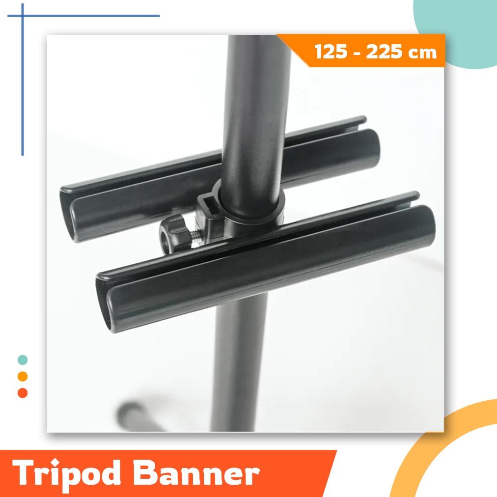 Jual Tripod Banner Tripod Stand Banner Tripod Banner Sisi Display Akrilik Shopee Indonesia