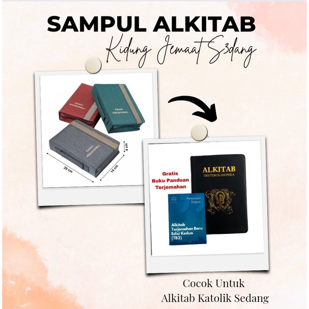 Jual Aneka Alkitab Katolik Deuterokanonika Dan Alkitab Kristen ...