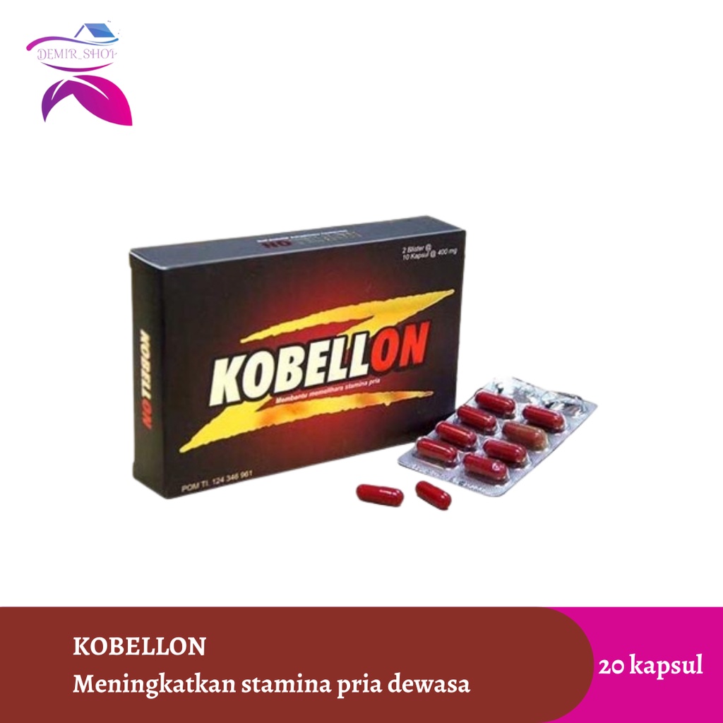 Jual Kobellon 20 Kapsul / Meningkatkan Stamina Pria | Shopee Indonesia