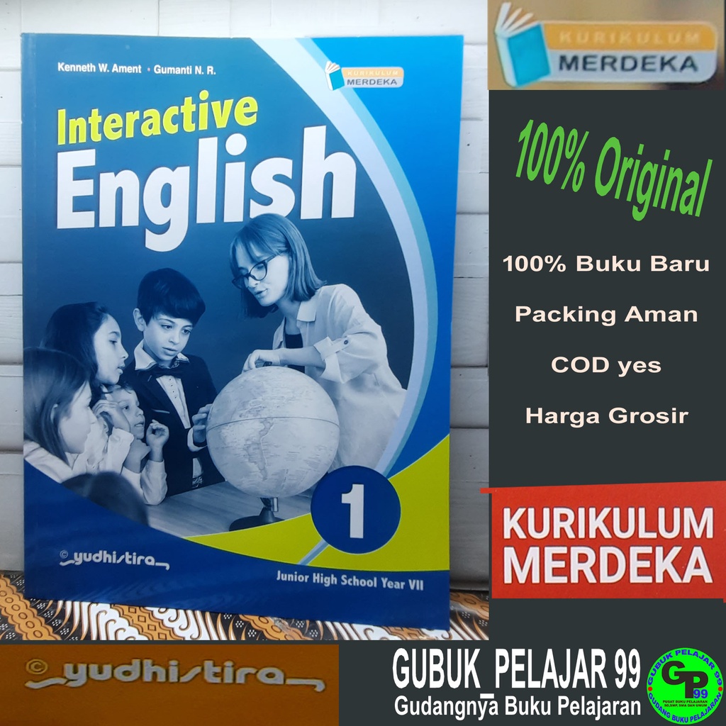 Jual Buku Siswa Bahasa Inggris INTERACTIVE ENGLISH 1 Untuk Kelas 7 SMP ...