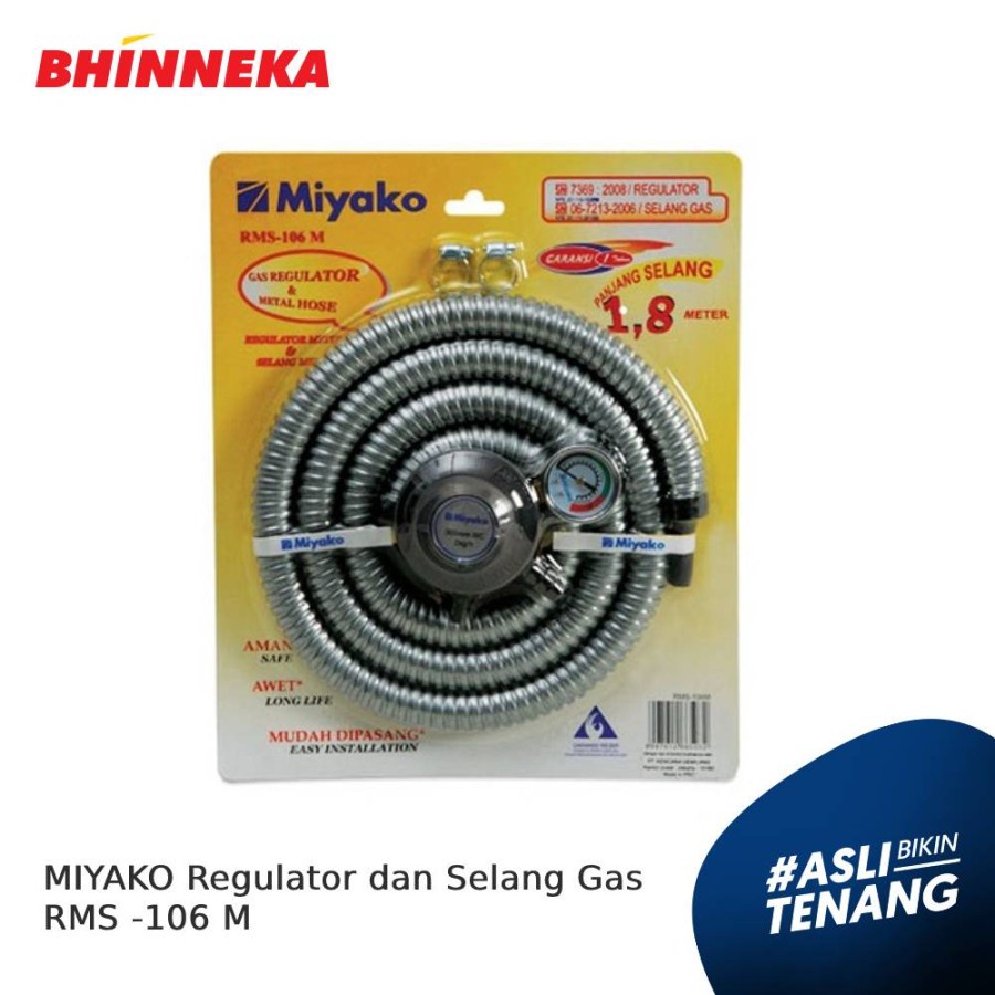 Jual Miyako Regulator Dan Selang Gas Rms M Shopee Indonesia