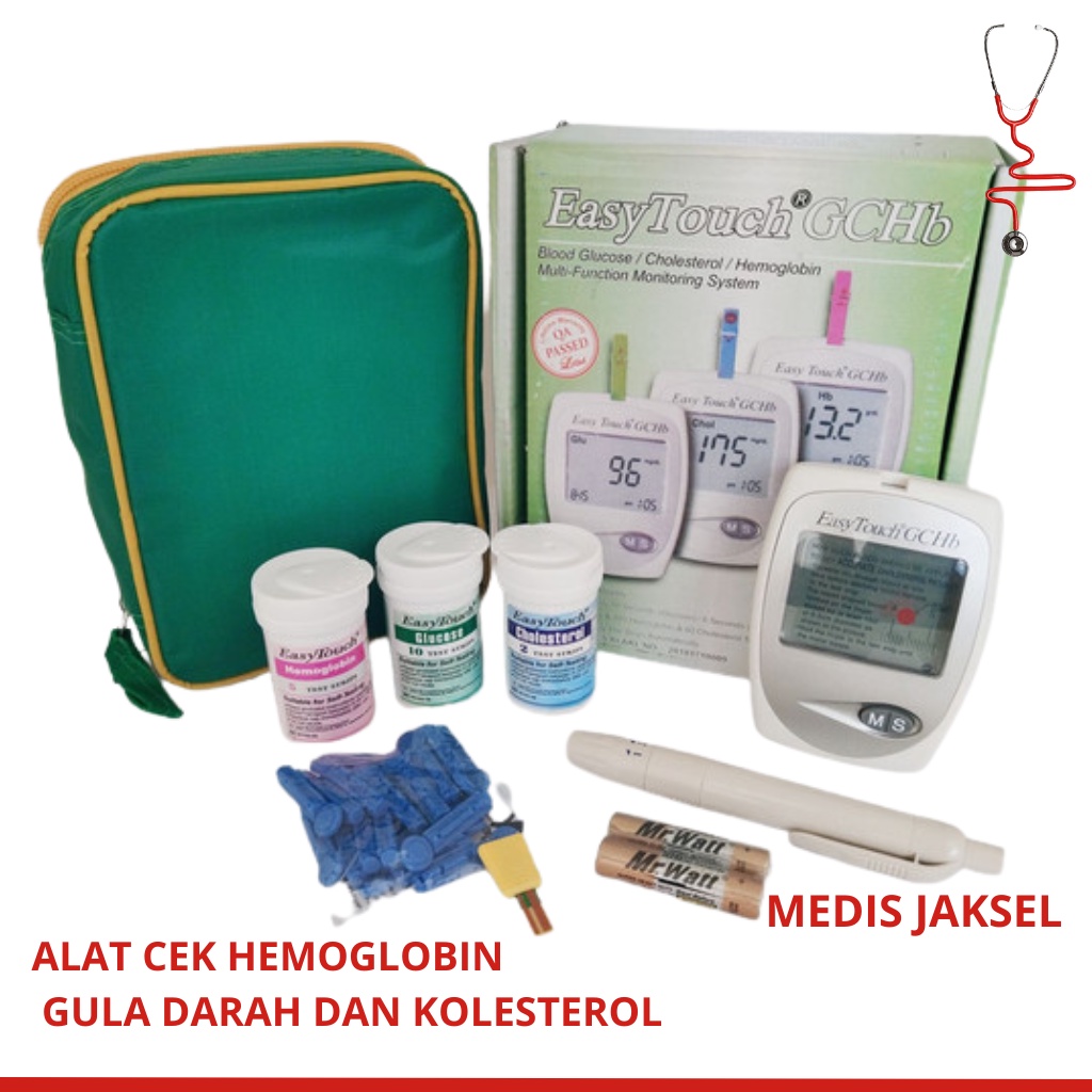 Jual Easy Touch Gchb In Alat Cek Gula Darah Kolesterol Asam Urat