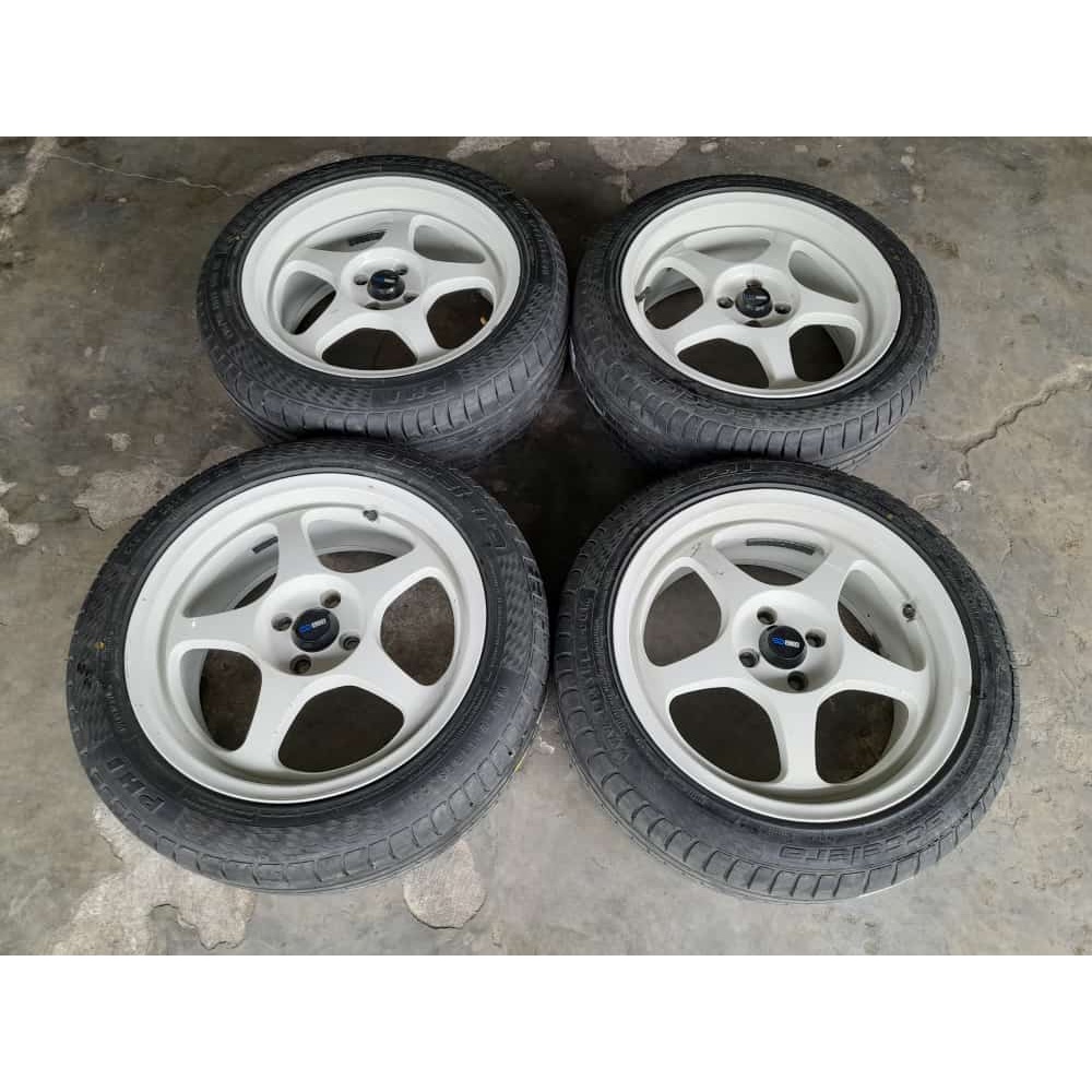Jual Velg Racing Second Ring 17 Pcd 4x100 Plus Ban 215 50 R17 | Shopee ...
