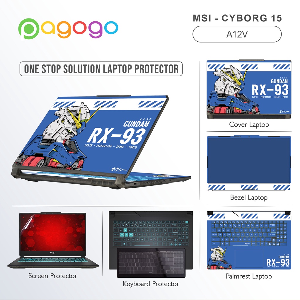 Jual Screen Guard Skin Keyboard Protector Garskin Stiker Laptop Msi