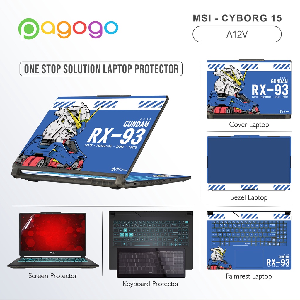 Jual Screen Guard Skin Keyboard Protector Garskin Stiker Laptop Msi Cyborg A V A Ve A Vf