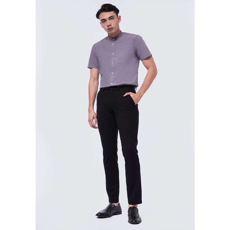 Jual Executive Slim Fit Dress Up Pants Jet Black Shopee Indonesia