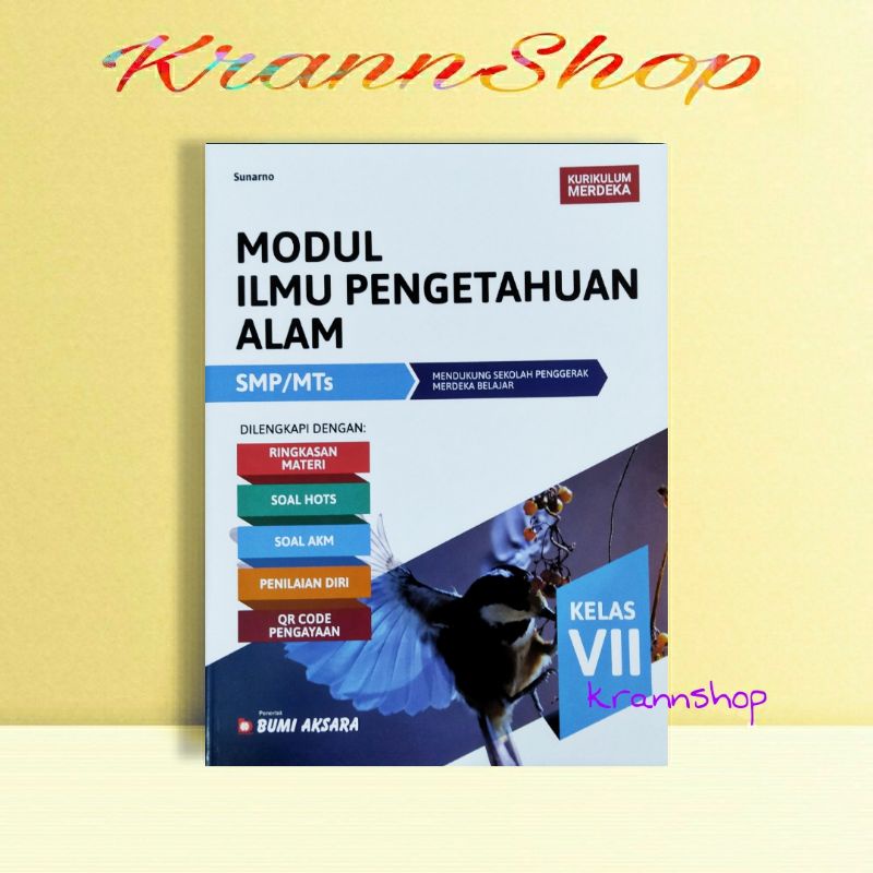 Jual MODUL ILMU PENGETAHUAN ALAM KLS VII/7 SMP/MTS KURIKULUM MERDEKA ...