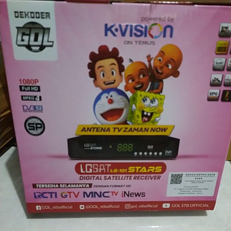 Jual PAKET USAHA KVISION LGSAT GOL(ISI 20) Shopee Indonesia